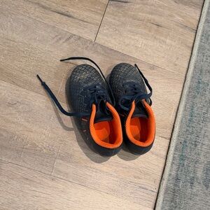 Kids Black and Orange cleets
